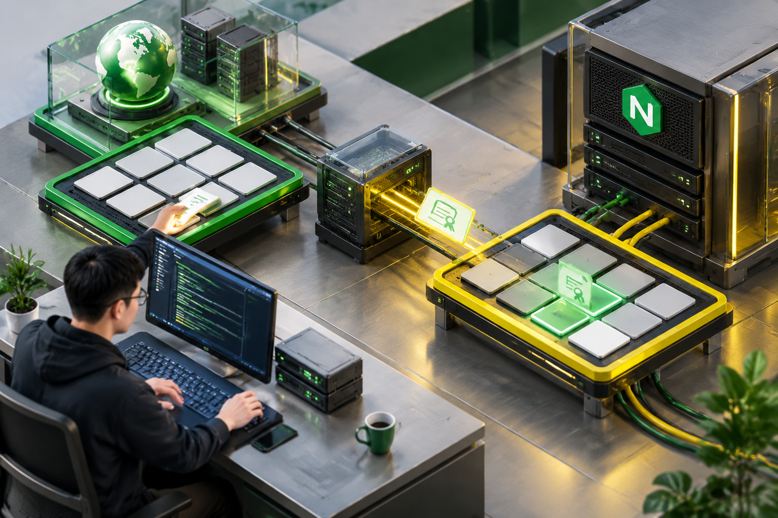 把 Nginx HTTPS 配扎实：证书路径、TLS 参数、HSTS 与验证步骤
