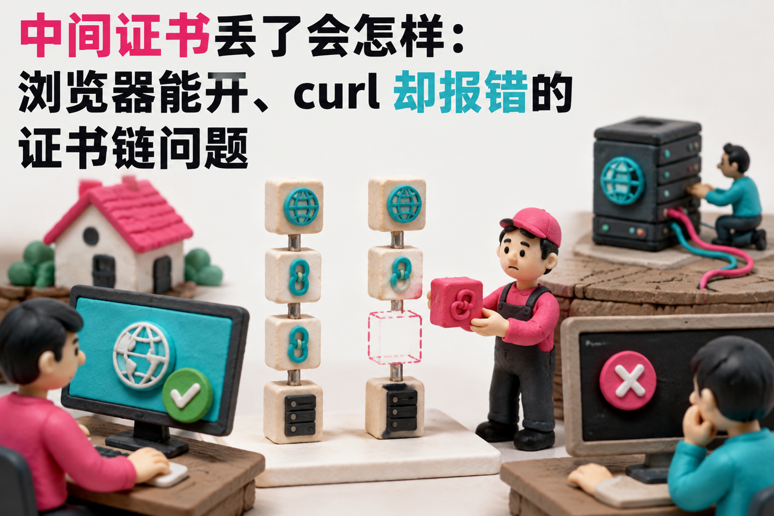 中间证书丢了会怎样:浏览器能开、curl 却报错的证书链问题
