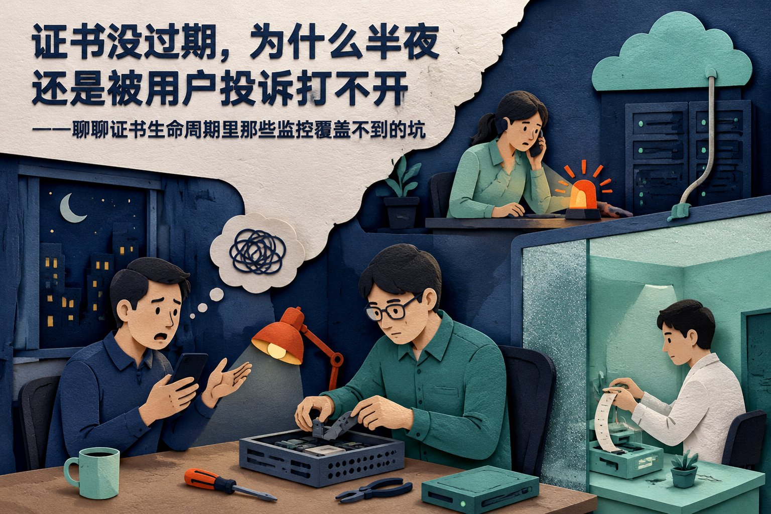 证书没过期，为什么半夜还是被用户投诉打不开——聊聊证书生命周期里那些监控覆盖不到的坑