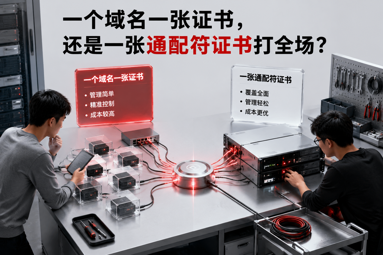 一个域名一张证书，还是一张通配符证书打全场？
