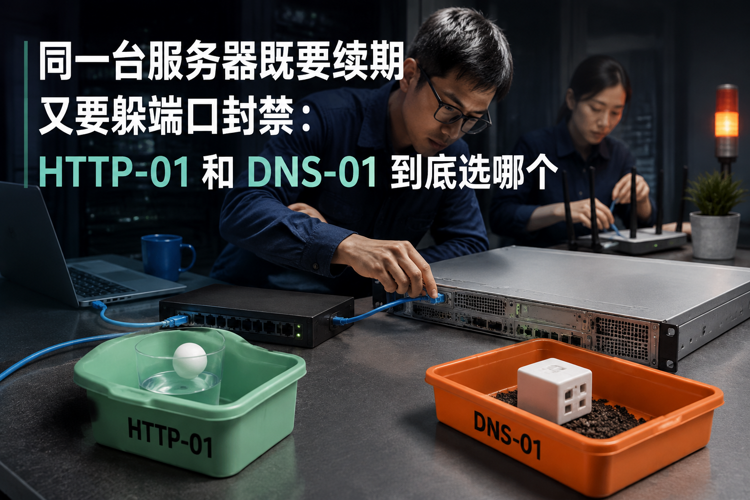 同一台服务器既要续期又要躲端口封禁:HTTP-01 和 DNS-01 到底选哪个